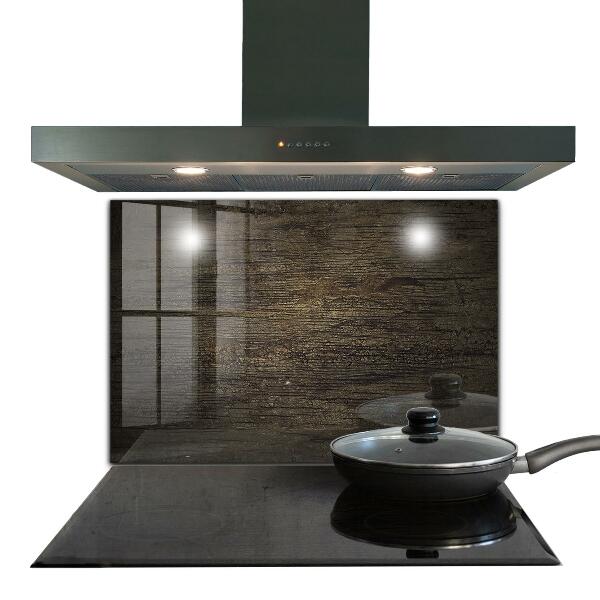 Sticlă bucătărie Textura retro din lemn