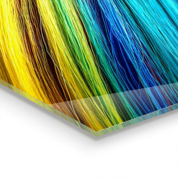 Sticlă bucătărie Model grafic curcubeu colorat