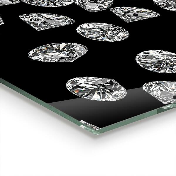 Sticlă bucătărie Diamante prieteni femei