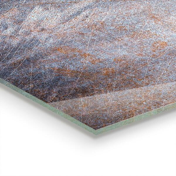 Sticlă pentru bucătărie Textura metalică vintage