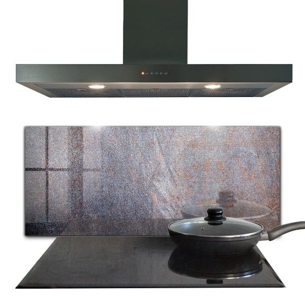 Sticlă pentru bucătărie Textura metalică vintage