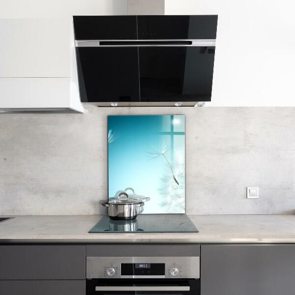 Sticlă printata bucătărie Păpădie păpădia în vânt