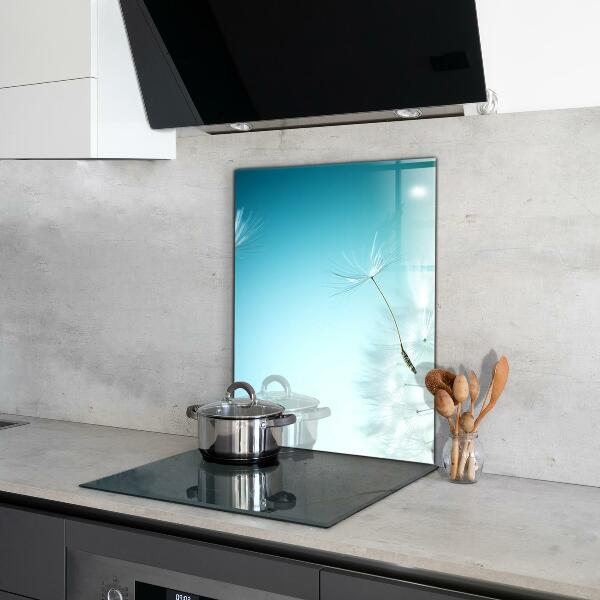 Sticlă printata bucătărie Păpădie păpădia în vânt