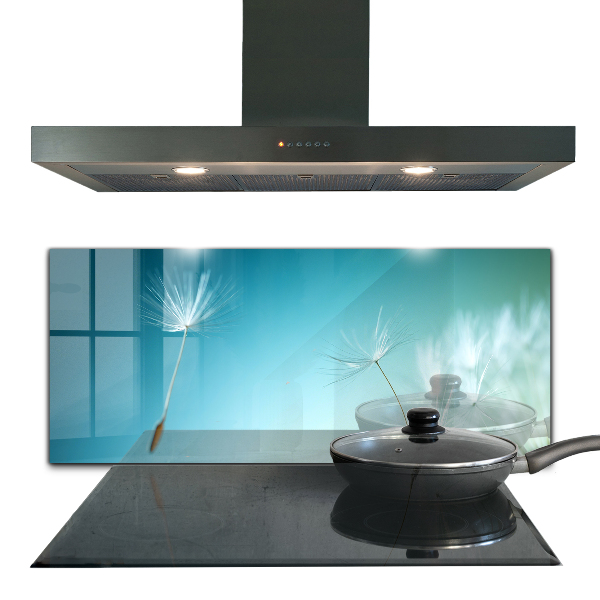 Sticlă printata bucătărie Păpădie păpădia în vânt