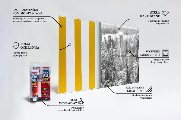 Sticlă bucătărie Arhitectura din new york