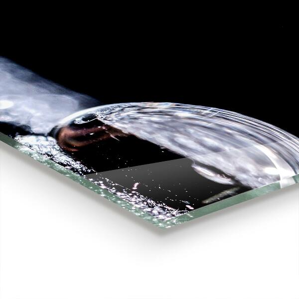 Sticlă pentru bucătărie Un strop de rouă dimineața