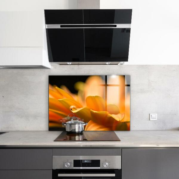 Sticlă bucătărie Floare gerber