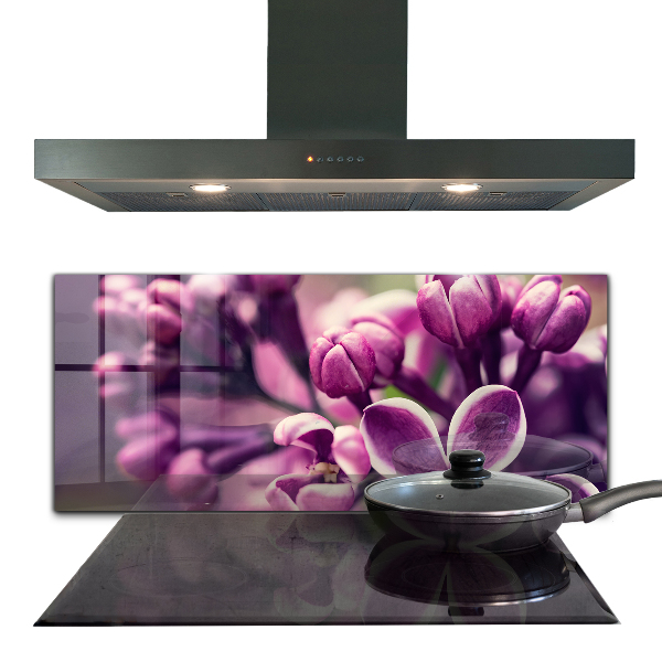 Panou perete bucătărie Crini roz frumusețe naturală