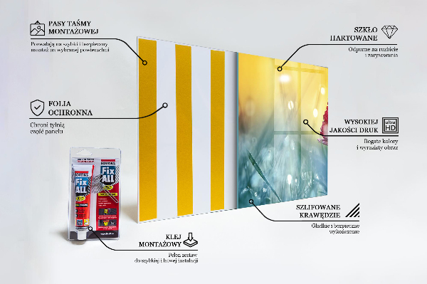 Panou perete bucătărie Daisy delicată în luncă