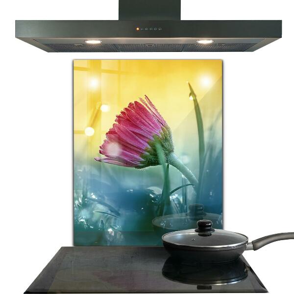 Panou perete bucătărie Daisy delicată în luncă