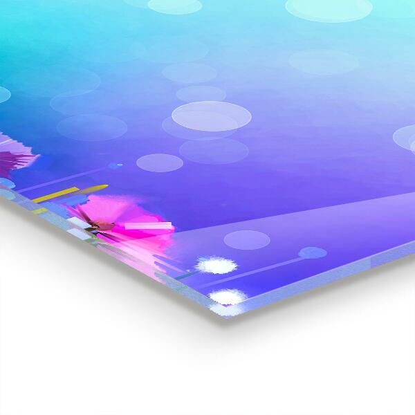 Panou perete bucătărie Lunca colorată