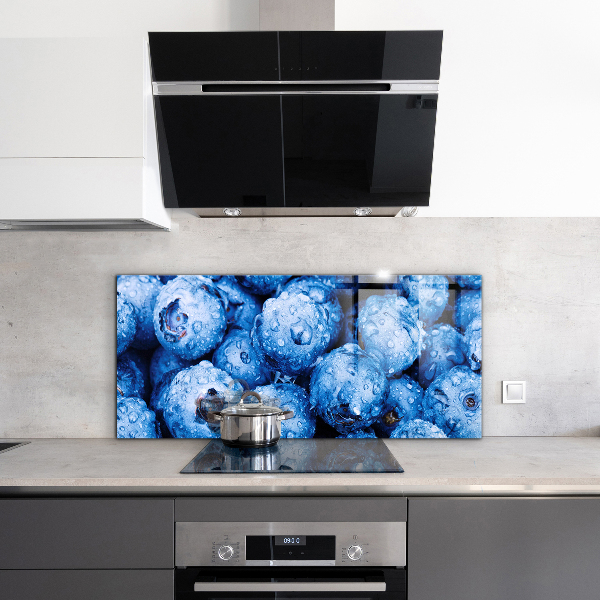 Sticlă bucătărie Afine coapte fructe de padure