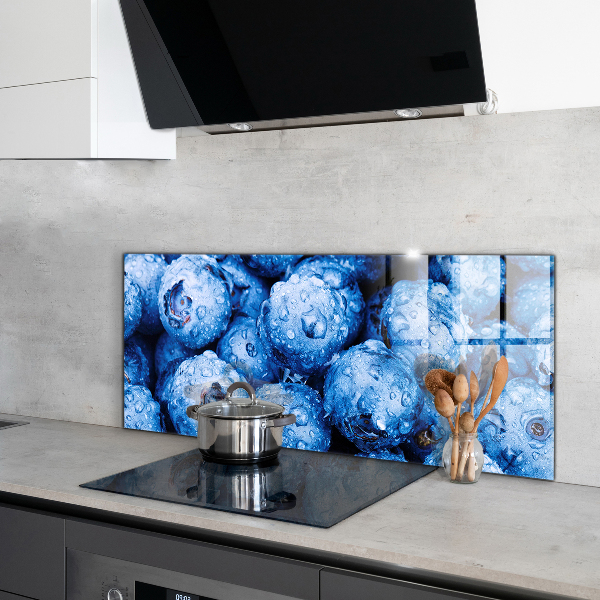 Sticlă bucătărie Afine coapte fructe de padure