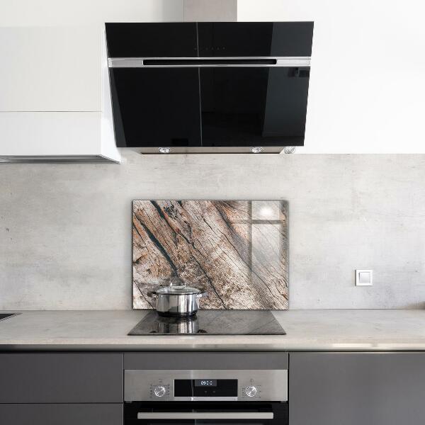 Sticlă pentru bucătărie Textura trunchiului scoarței de copac