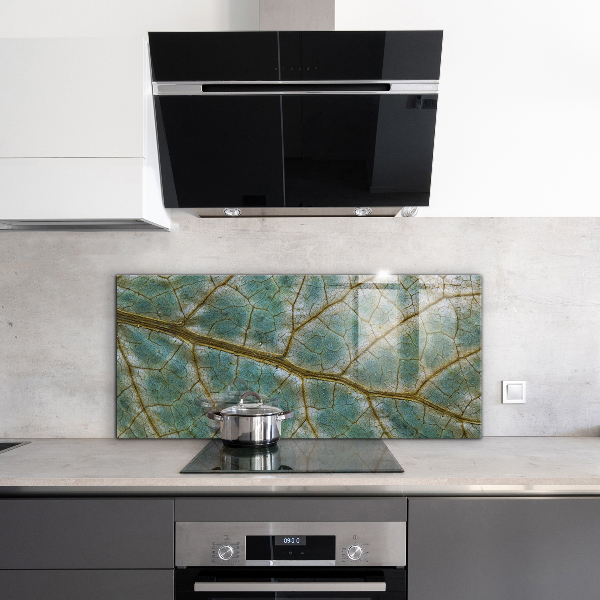 Panou sticlă bucătărie Textura frunzelor