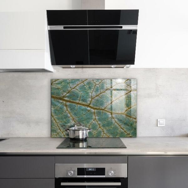 Panou sticlă bucătărie Textura frunzelor