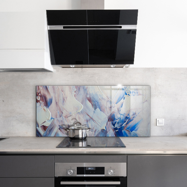 Sticlă pentru bucătărie Texture paint abstraction