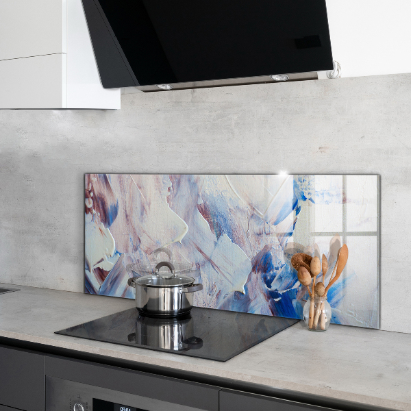 Sticlă pentru bucătărie Texture paint abstraction