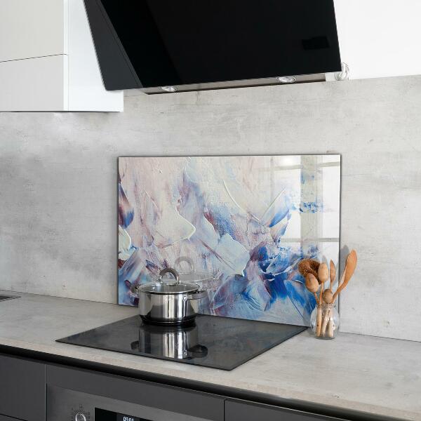 Sticlă pentru bucătărie Texture paint abstraction