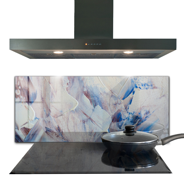 Sticlă pentru bucătărie Texture paint abstraction