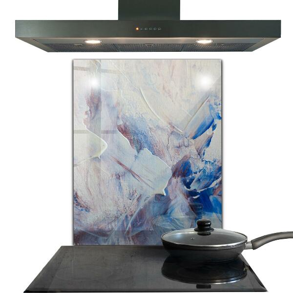 Sticlă pentru bucătărie Texture paint abstraction