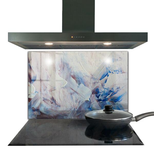 Sticlă pentru bucătărie Texture paint abstraction