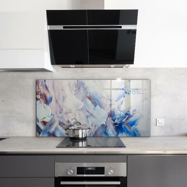 Sticlă pentru bucătărie Texture paint abstraction