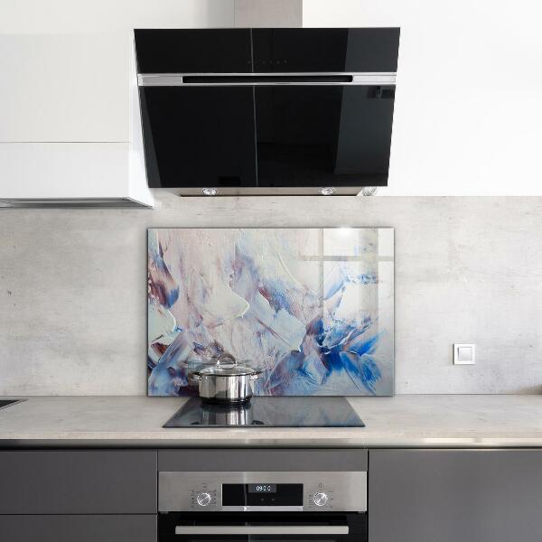 Sticlă pentru bucătărie Texture paint abstraction