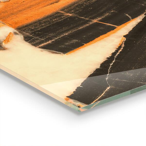 Sticlă pentru bucătărie Compoziție de piatră naturală