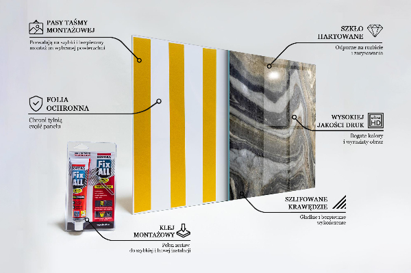 Sticlă pentru bucătărie Textura de marmură de piatră de granit