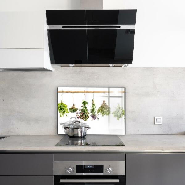 Sticlă bucătărie Ierburi uscate puterea naturii