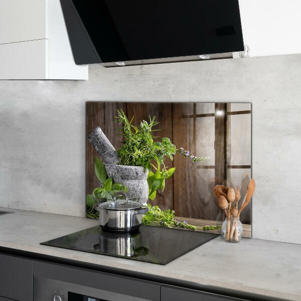 Sticlă bucătărie Mortar de piatră condimente