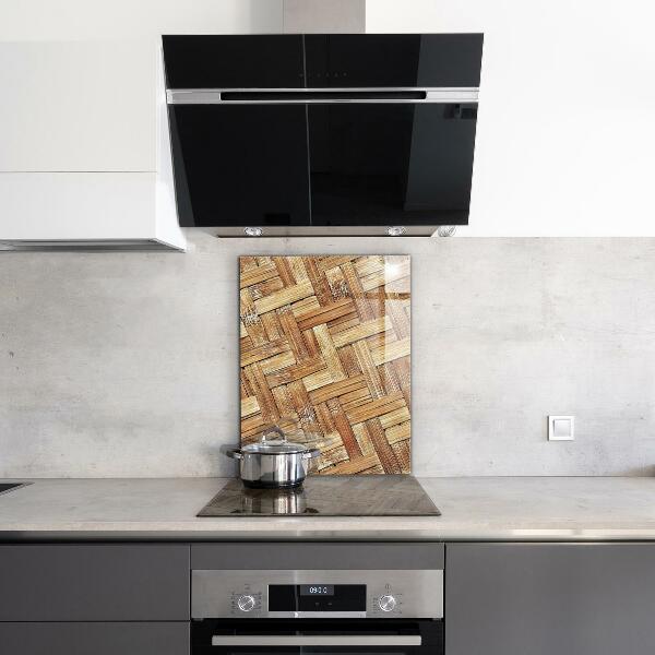 Sticlă pentru bucătărie Ratan din bambus împletit asia