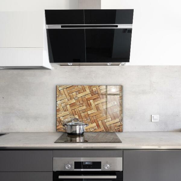 Sticlă pentru bucătărie Ratan din bambus împletit asia