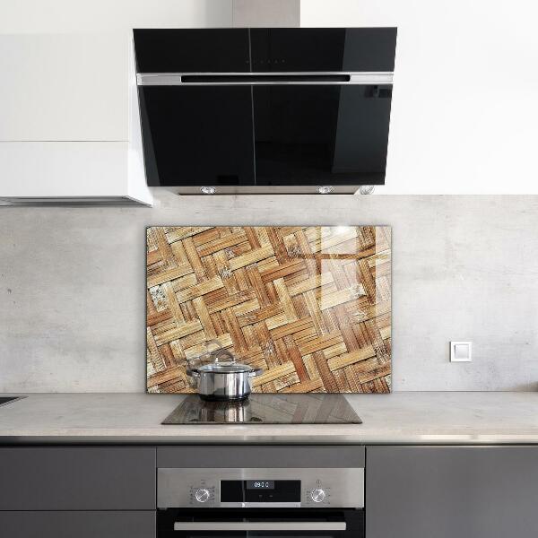 Sticlă pentru bucătărie Ratan din bambus împletit asia