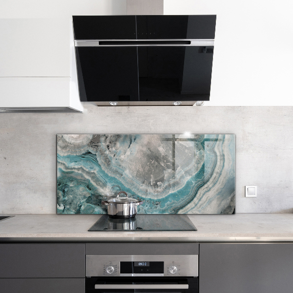 Sticlă bucătărie Model de vârtej de culoare abstractă