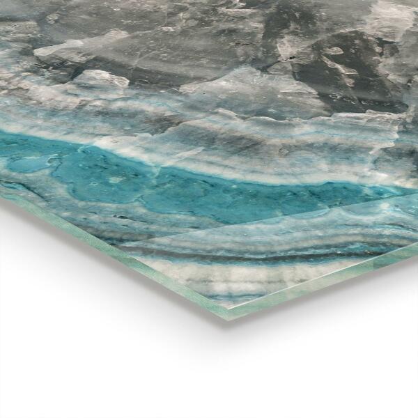 Sticlă bucătărie Model de vârtej de culoare abstractă