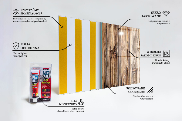 Sticlă pentru bucătărie Lemn vechi de stejar