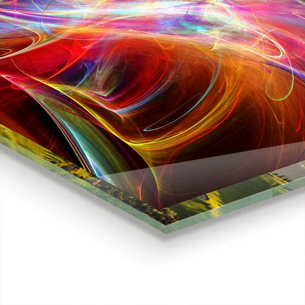 Sticlă bucătărie Mix de culori energice