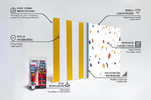 Sticlă bucătărie Terasa terasa pietricele
