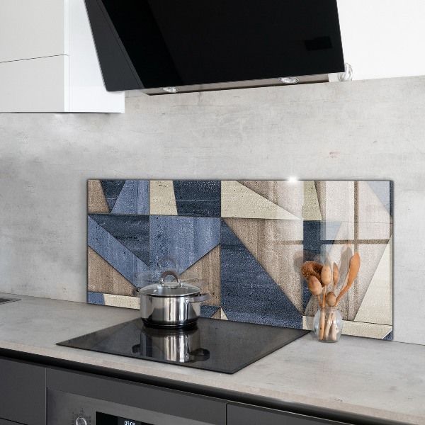 Sticlă bucătărie Abstracția geometrică
