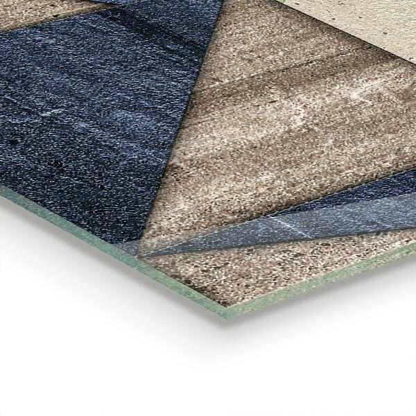 Sticlă bucătărie Abstracția geometrică