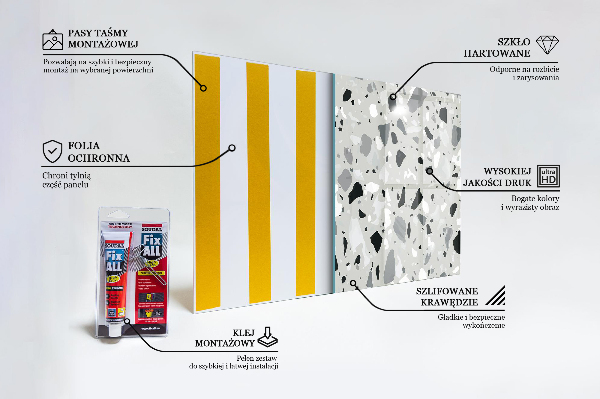 Sticlă bucătărie Terrazzo terrazzo textura