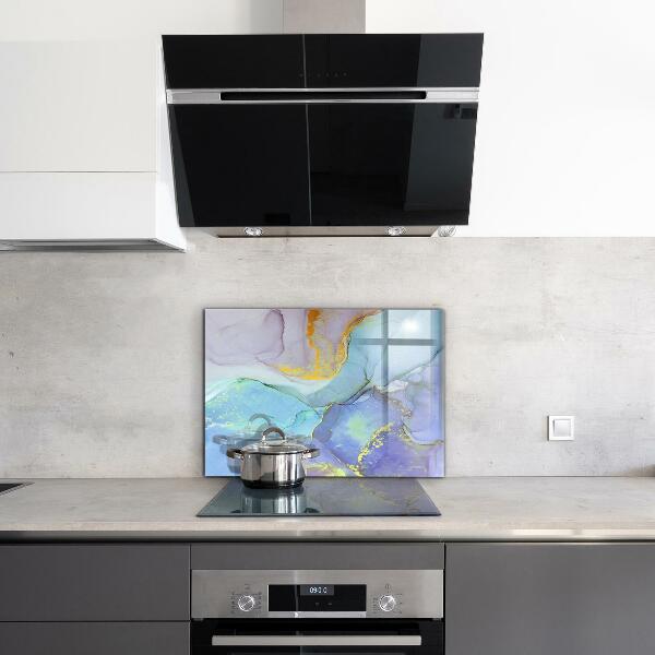 Sticlă bucătărie Abstracția energiei albastre