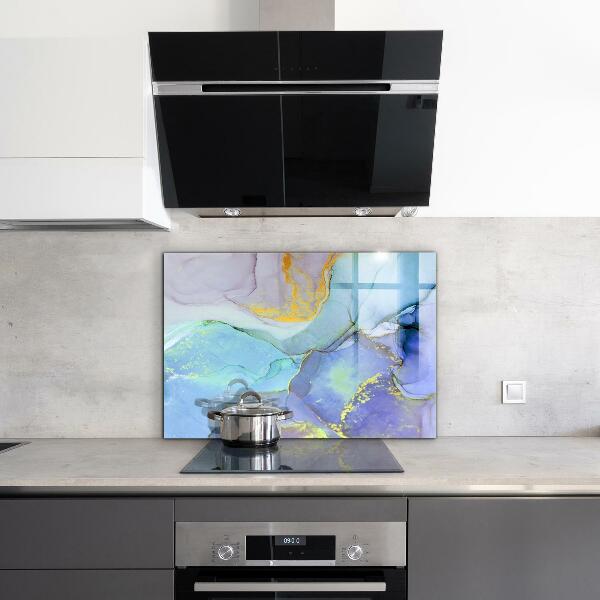 Sticlă bucătărie Abstracția energiei albastre