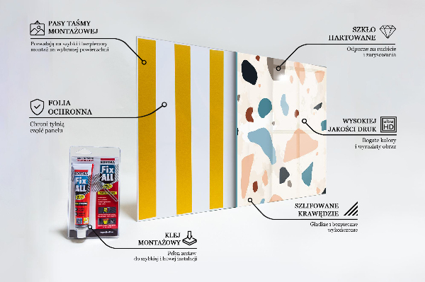 Sticlă bucătărie Terrazzo terrazzo stone