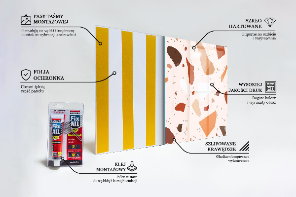 Sticlă bucătărie Terrazzo terrazzo stone