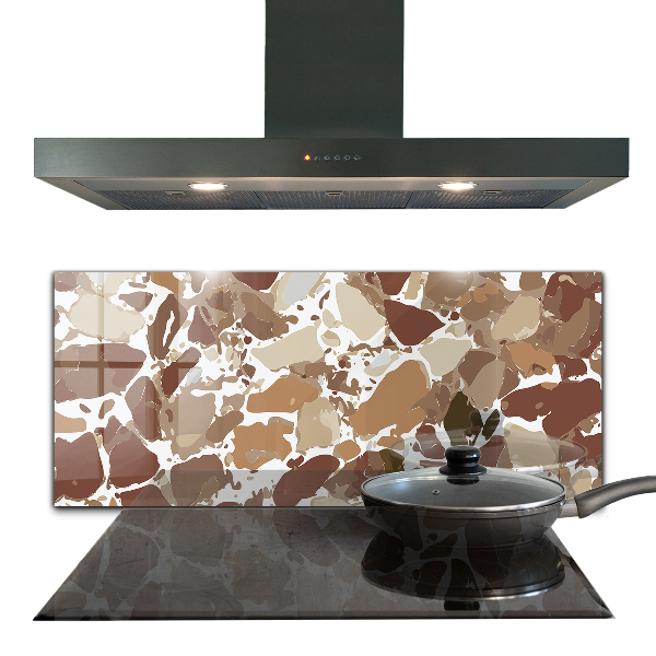 Sticlă bucătărie Piatra naturala terrazzo