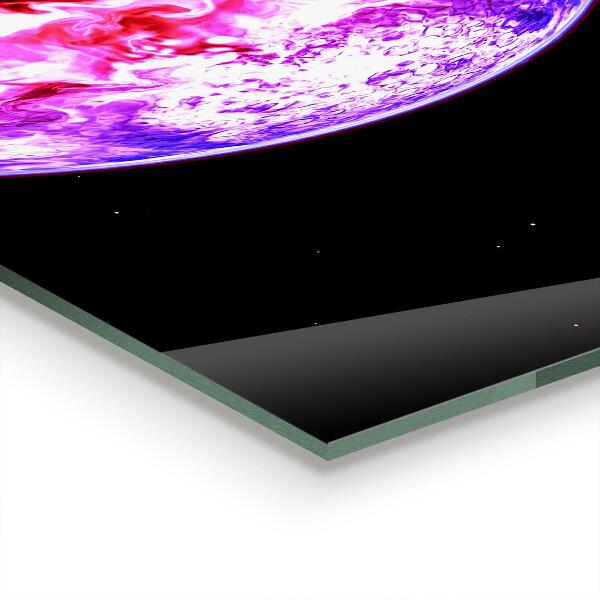 Sticlă bucătărie Misteroasa planetă spațială