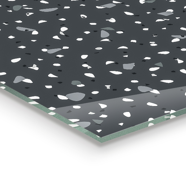 Sticlă bucătărie Textura de piatră de terrazzo